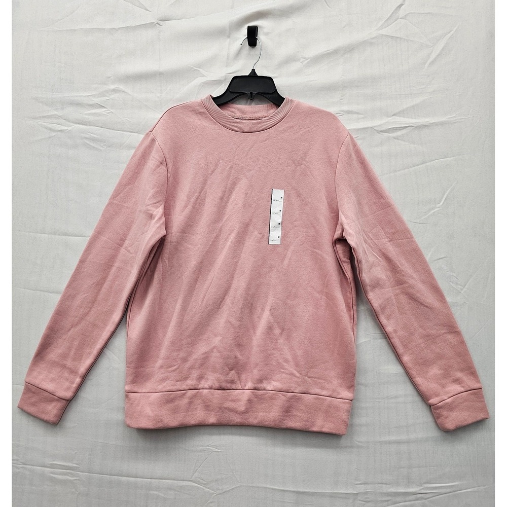 Goodfellow & Co Mens Pink Crewneck Sweatshirt Fleece Pullover Size M New